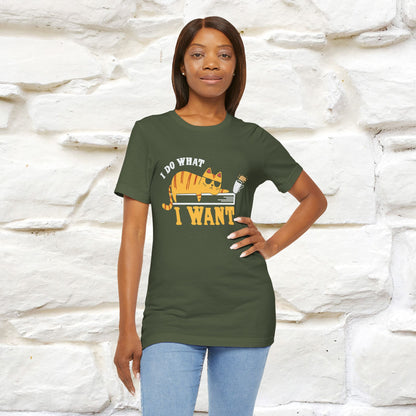 "I Do What I Want" Cat T-Shirt | Nunu & Miao Studio - Nunu&Miao Studio