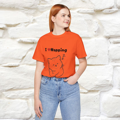 "I Love Napping" Cat T-Shirt | Nunu&Miao Studio - Nunu&Miao Studio