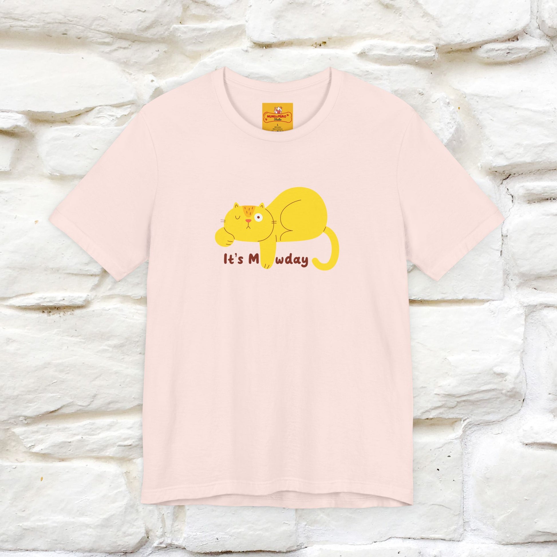 "It's Meawday" Cat T-shirt | Front & Back Design | Nunu&Miao Studio - Nunu&Miao Studio