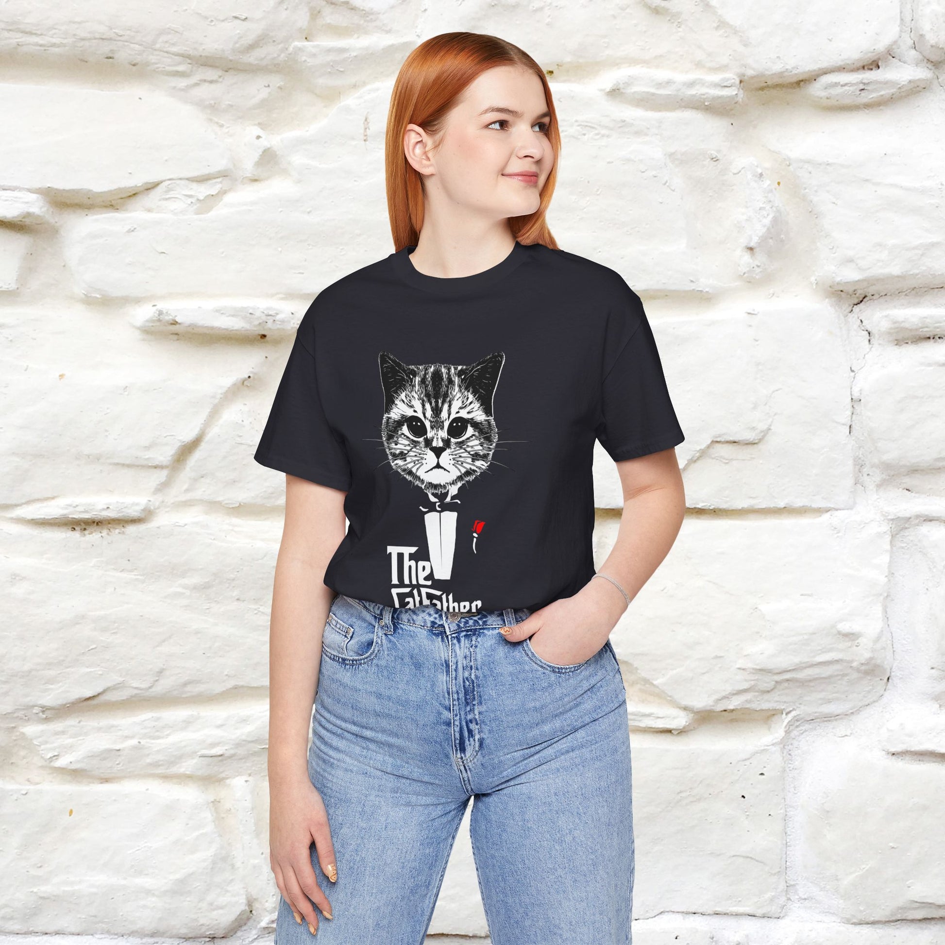 ''The Cat Father T-Shirt''| Iconic Cat Lover Tee | Nunu&Miao Studio - Nunu&Miao Studio