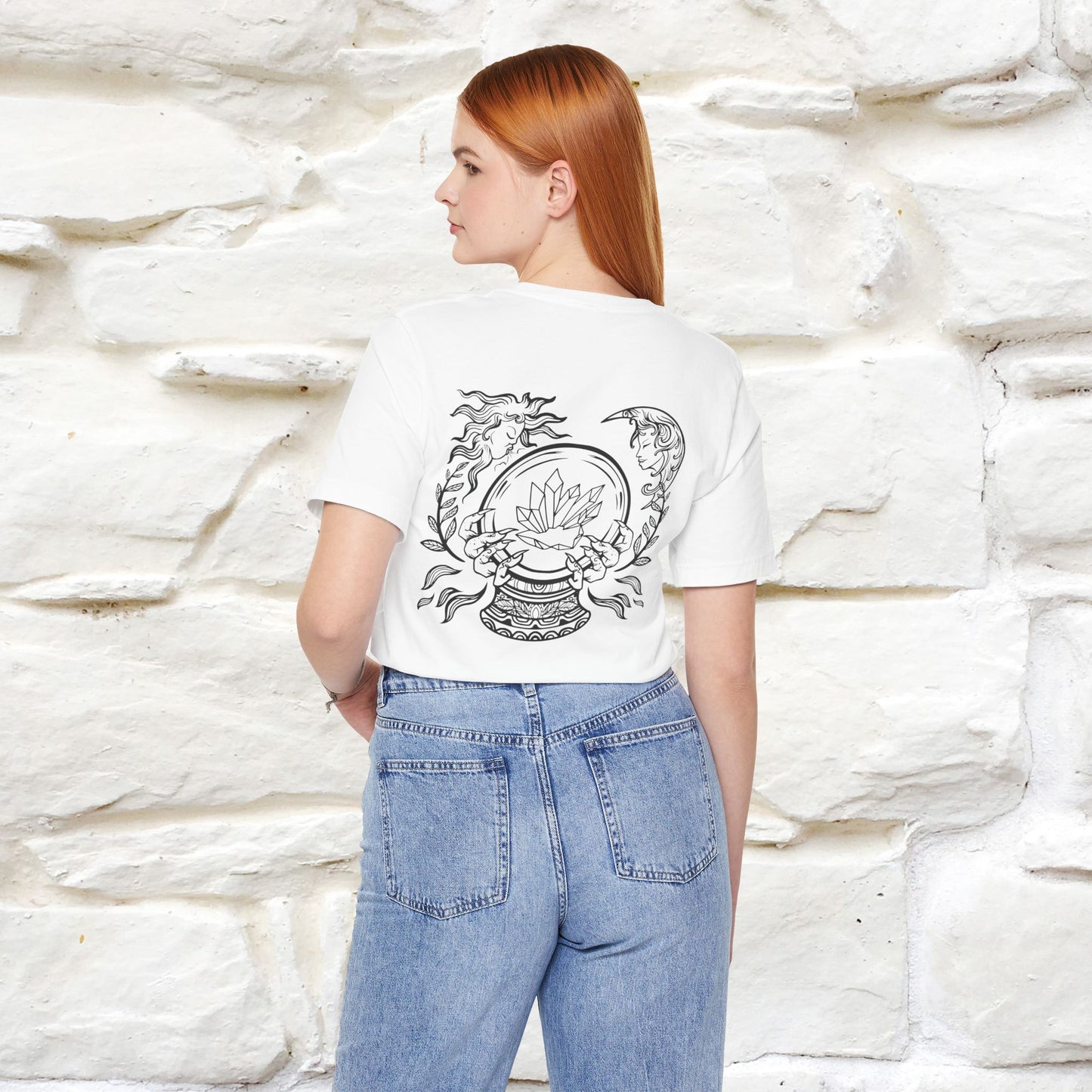 ''The Cristal'' Cat T-Shirt Front and Back Design | Nunu&Miao Studio - Nunu&Miao Studio