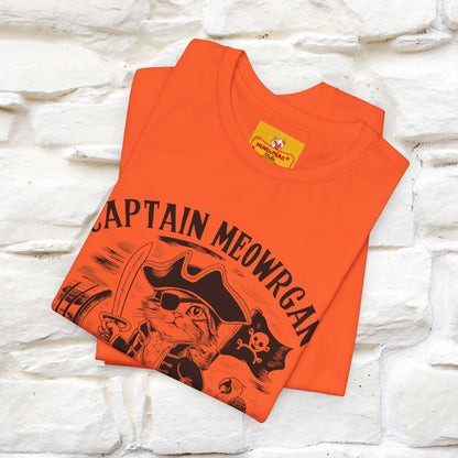 Captain Meowrgan Treasure Hunter |  |Cat T-Shirt | Nunu&Miao Studio - Nunu&Miao Studio