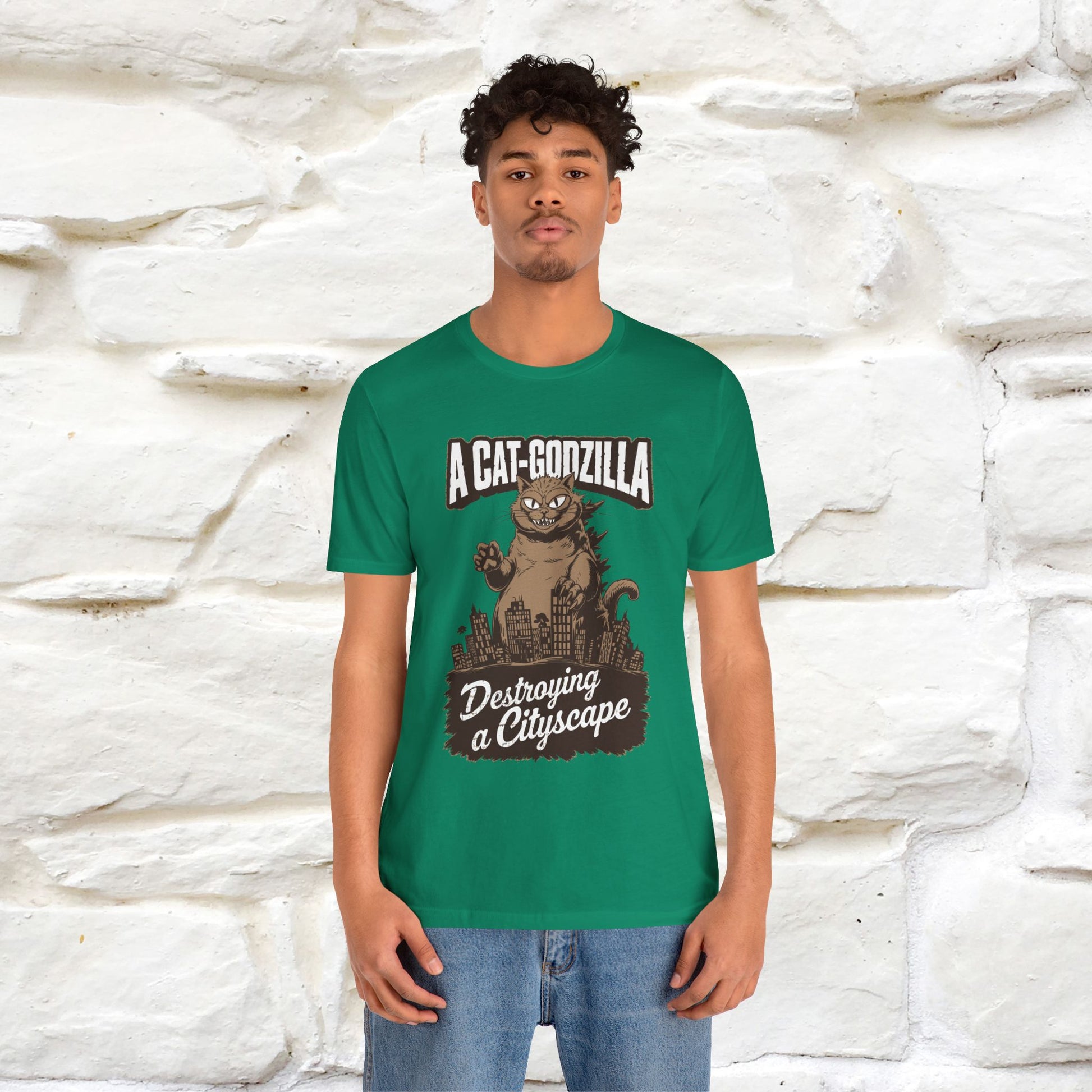 ''A Cat-Godzilla ''| CatT-Shirt | Nunu&Miao Studio - Nunu&Miao Studio