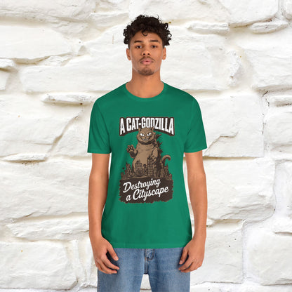 ''A Cat-Godzilla ''| CatT-Shirt | Nunu&Miao Studio - Nunu&Miao Studio
