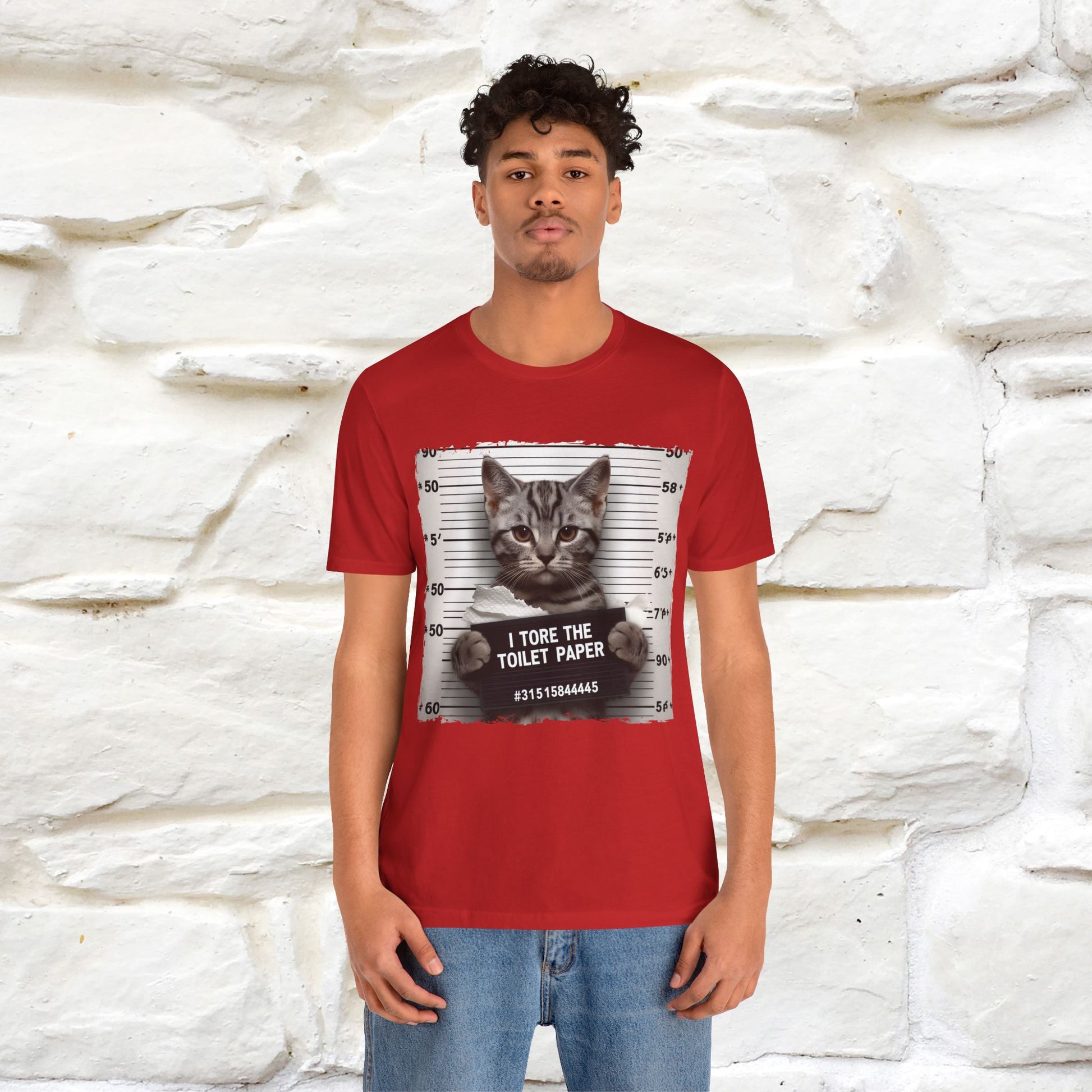 ''I Tore The Toilet Paper'' | Funny Cat T-Shirt | Nunu&Miao Studio - Nunu&Miao Studio