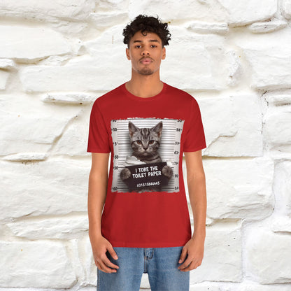 ''I Tore The Toilet Paper'' | Funny Cat T-Shirt | Nunu&Miao Studio - Nunu&Miao Studio