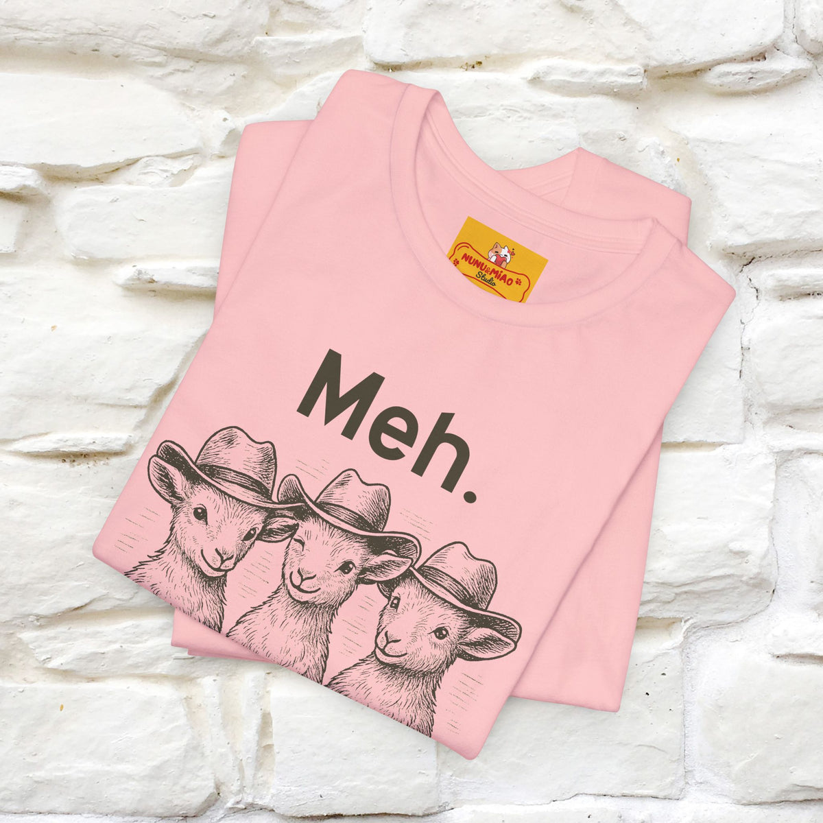 "Meh" Cute T-shirt |Nunu&Miao Studio