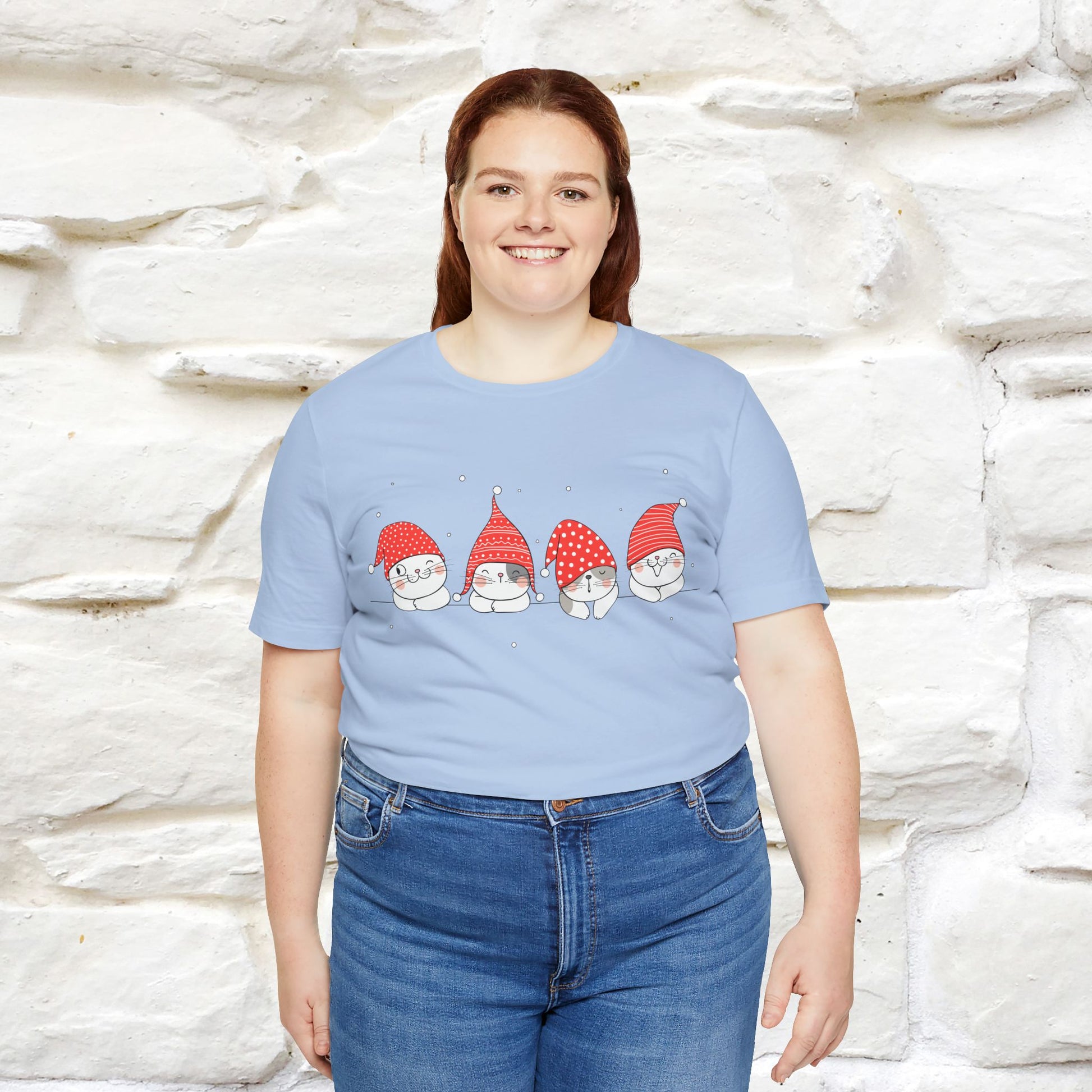 ''Christmas Cute'' |Cats T-shirt | Nunu&Miao Studio - Nunu&Miao Studio