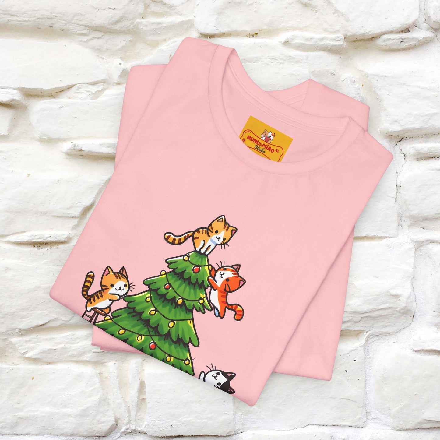 ''Merry Catmas'' | Cattitude Christmas Tee| Nunu&Miao Studio - Nunu&Miao Studio