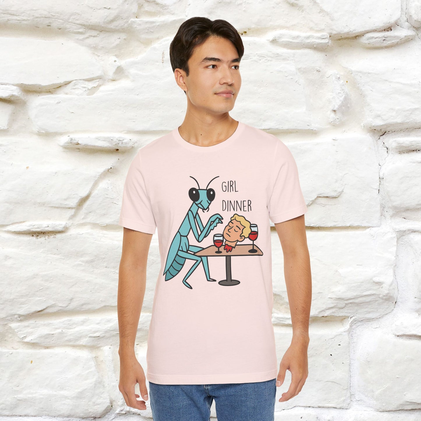 "Girl Dinner" Funny T-shirt |Nunu&Miao Studio - Nunu&Miao Studio