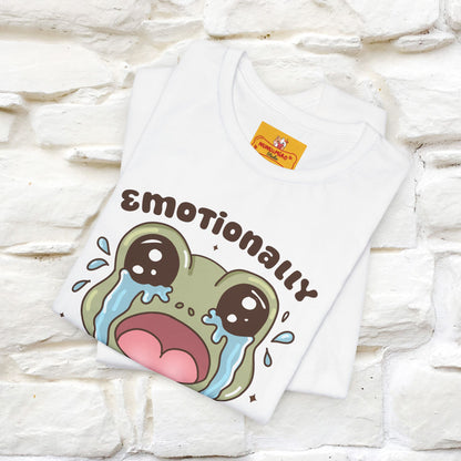"Emotionally Fragile Handle With Care " Funny T-shirt |Nunu&Miao Studio - Nunu&Miao Studio
