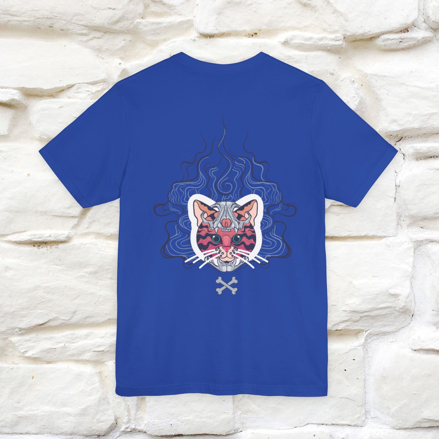 ''Air Fire Cat'' | Cat T-Shirt Front and Back Design | Nunu&Miao Studio - Nunu&Miao Studio