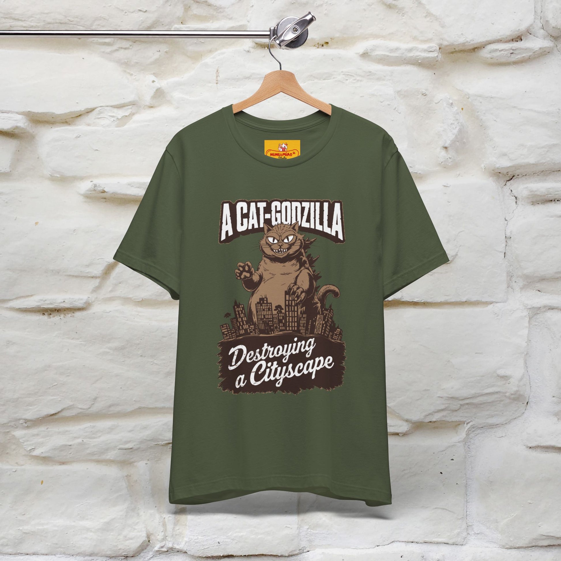 ''A Cat-Godzilla ''| CatT-Shirt | Nunu&Miao Studio - Nunu&Miao Studio