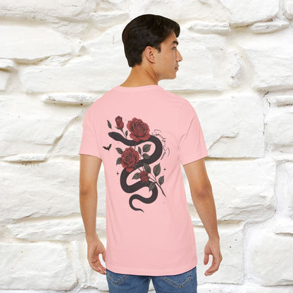 "The Rose and The Snake " Halloween T-shirt |Nunu&Miao Studio - Nunu&Miao Studio