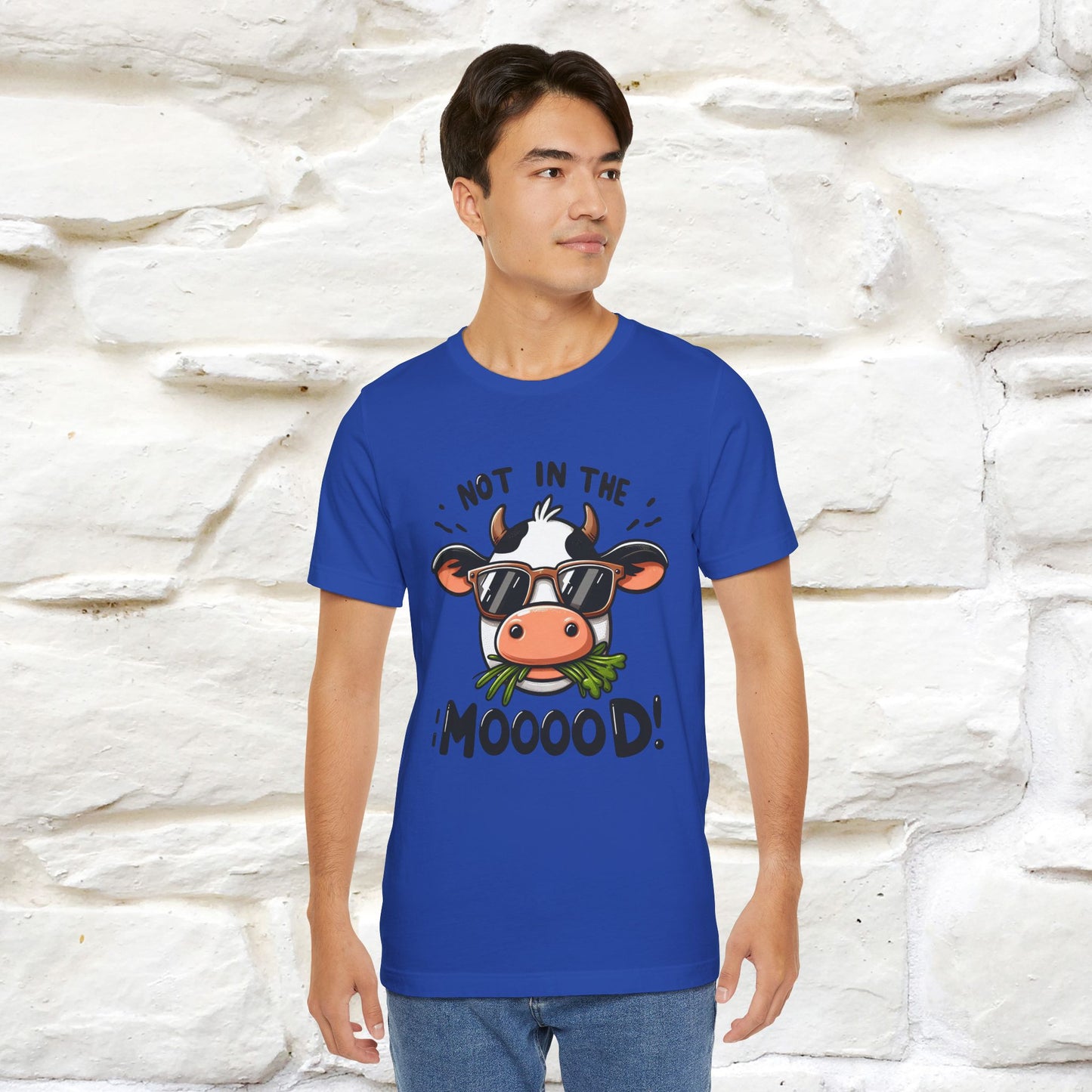Not In The Moood – Funny Cow Pun T-Shirt | Nunu & Miao Studio - Nunu&Miao Studio