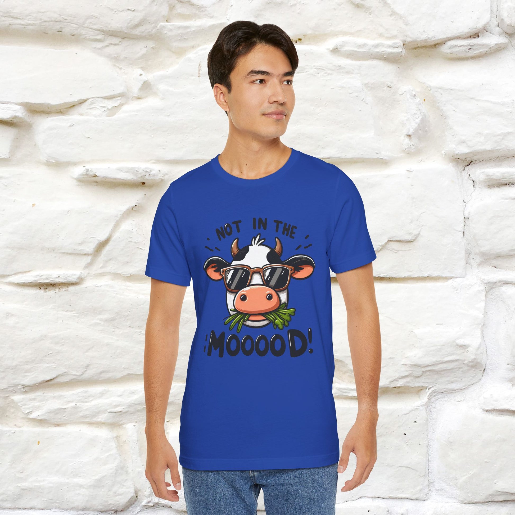 Not In The Moood – Funny Cow Pun T-Shirt | Nunu & Miao Studio - Nunu&Miao Studio