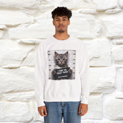 "I Tore The Toilet Paper.'' |Cat Sweatshirt | Nunu&Miao Studio