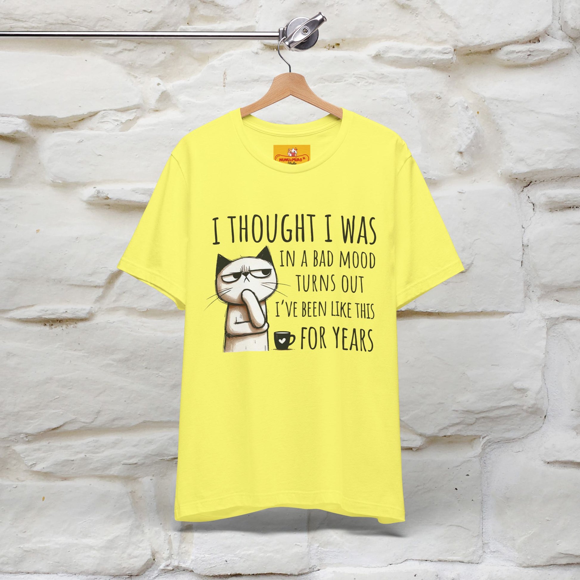 "I Thought I was In A Bad Mood.. " Cat  T-shirt |Nunu&Miao Studio - Nunu&Miao Studio