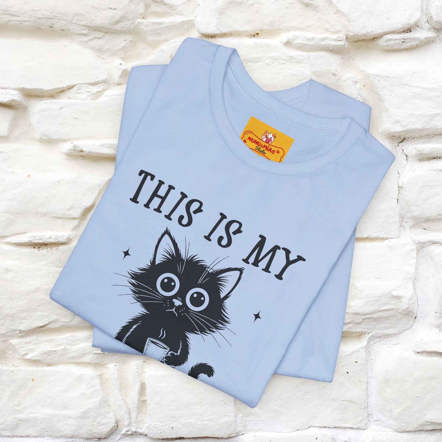 "This is My Awake Face" Cat T-Shirt | Funny Design | Nunu&Miao Studio - Nunu&Miao Studio