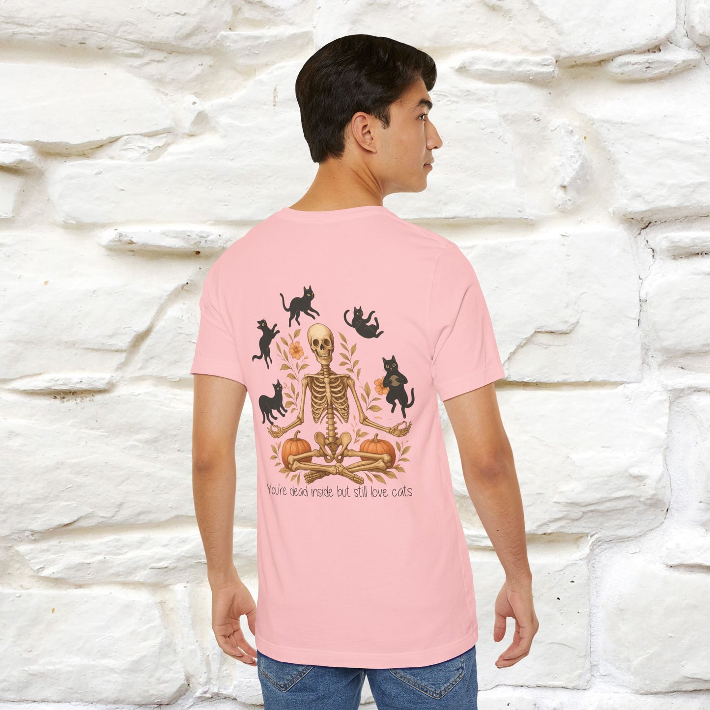 "You're Dead Inside But Still Love Cats " Halloween Cat T-shirt |Nunu&Miao Studio - Nunu&Miao Studio