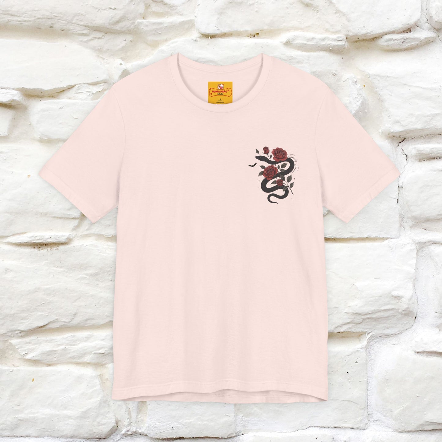 "The Rose and The Snake " Halloween T-shirt |Nunu&Miao Studio - Nunu&Miao Studio