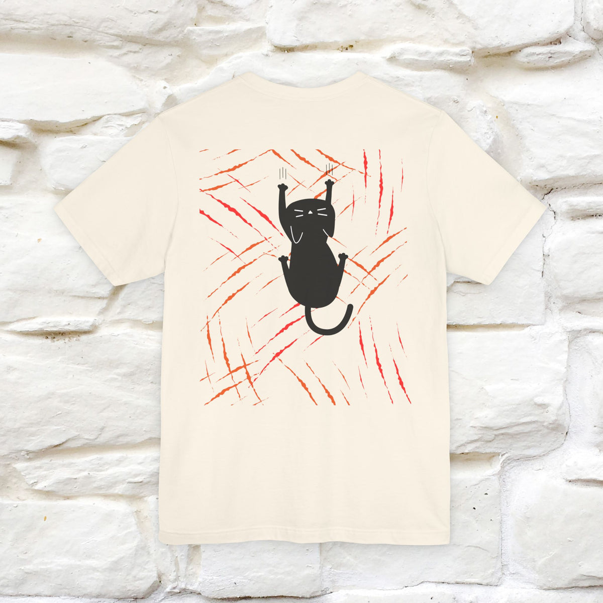 “Love Hurts"  Funny Cat T-Shirt | Front & Back Design | Nunu&Miao Studio