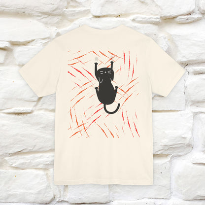 “Love Hurts"  Funny Cat T-Shirt | Front & Back Design | Nunu&Miao Studio