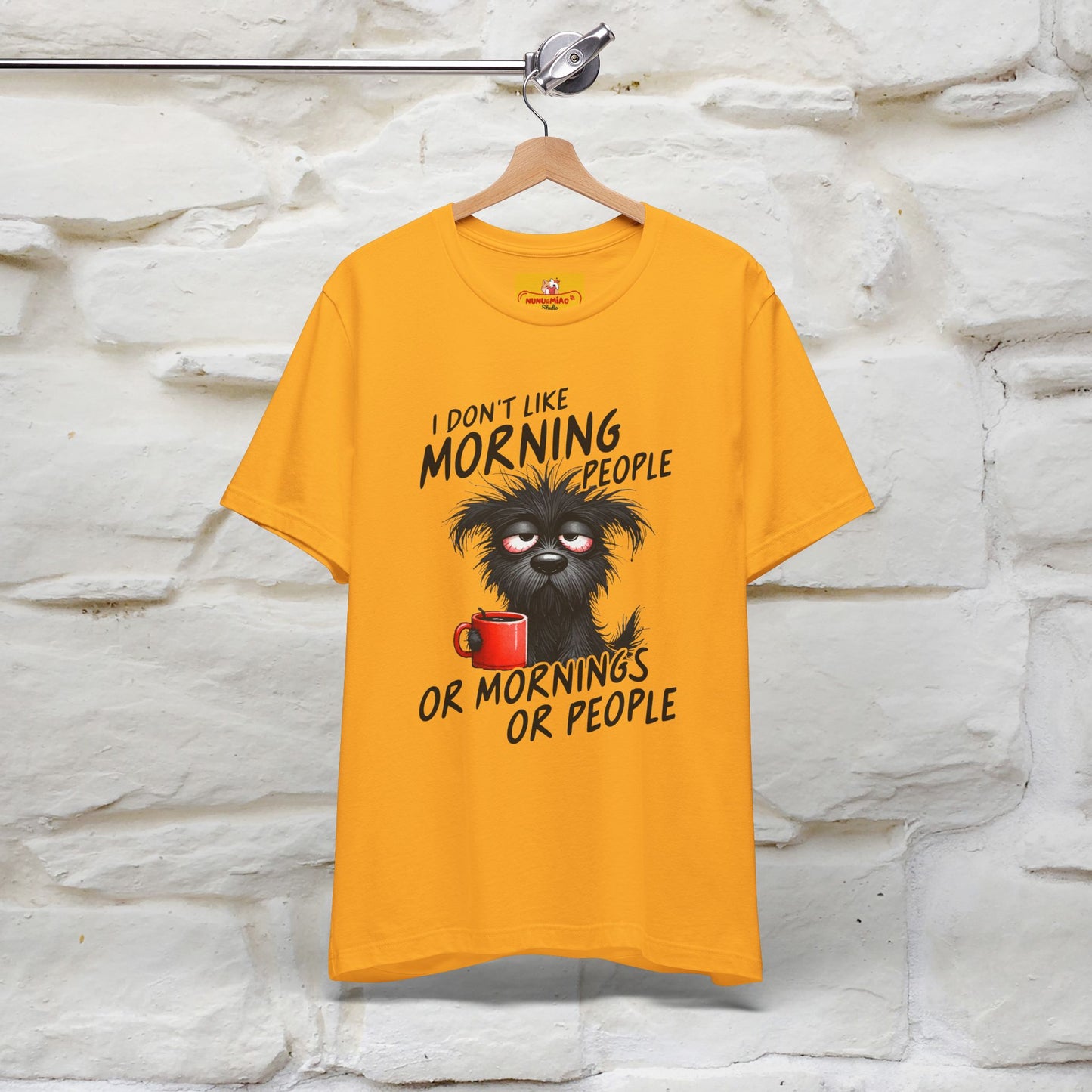 "I Don't Like Morning People..." Funny T-shirt |Nunu&Miao Studio - Nunu&Miao Studio