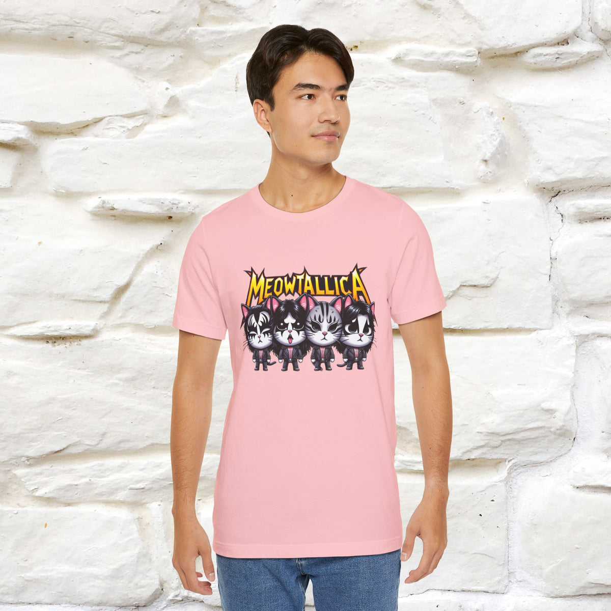 Meowtallica T-Shirt | Rock-Inspired Cat Tee| Nunu&Miao Studio