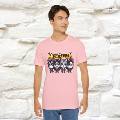 Meowtallica T-Shirt | Rock-Inspired Cat Tee| Nunu&Miao Studio