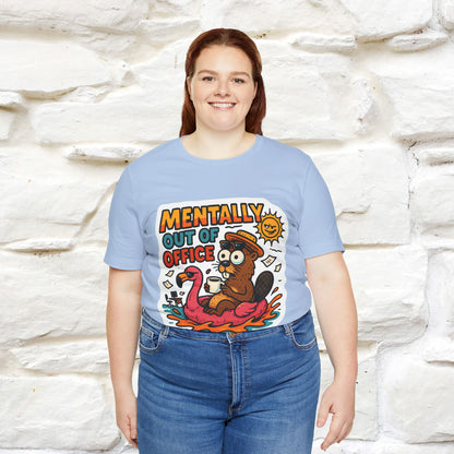 ''Mentally Out Of Office''|  Sarcastic Cat T-Shirt | Nunu&Miao Studio