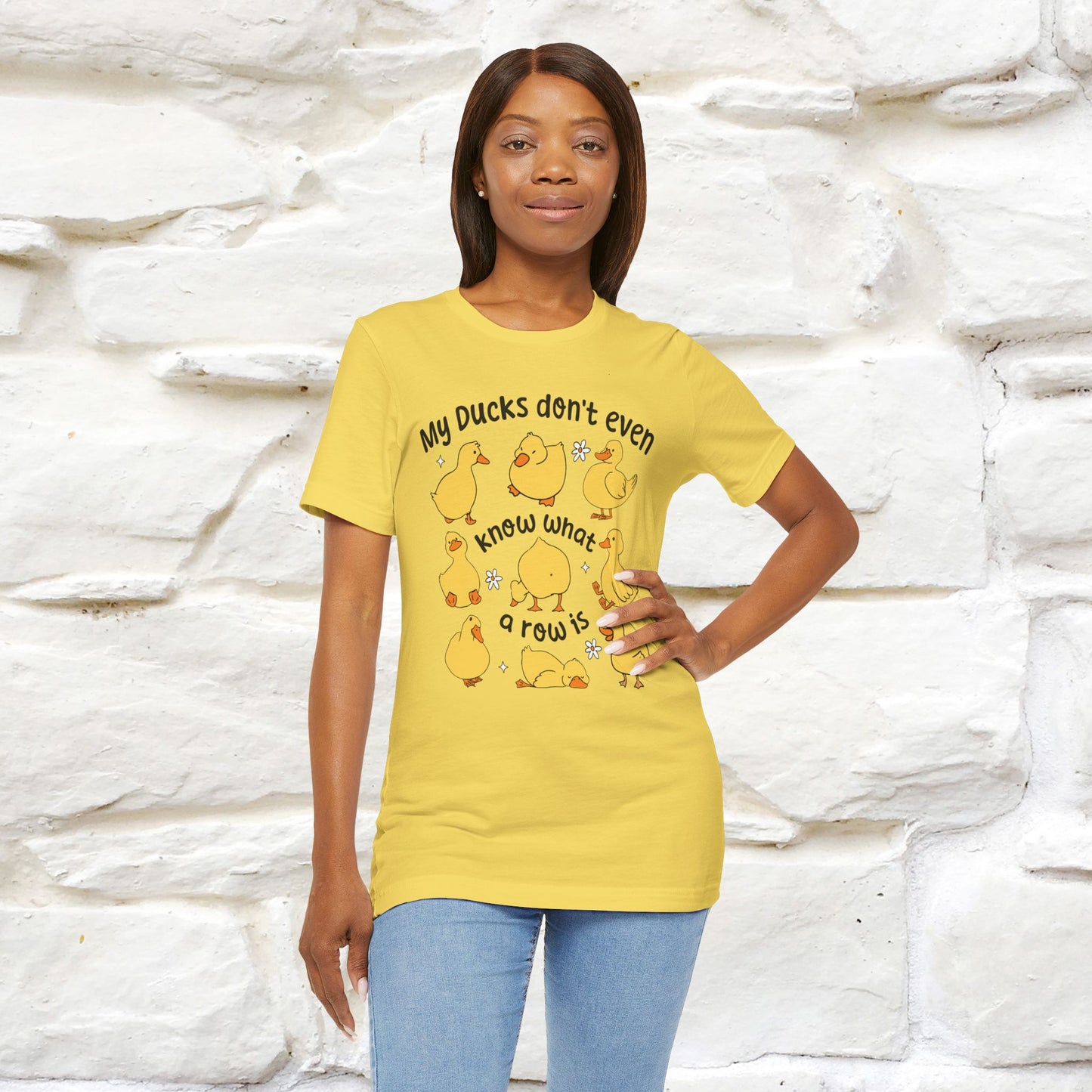 "My Duck Don't Even Know What A Row Is" Funny T-shirt |Nunu&Miao Studio - Nunu&Miao Studio