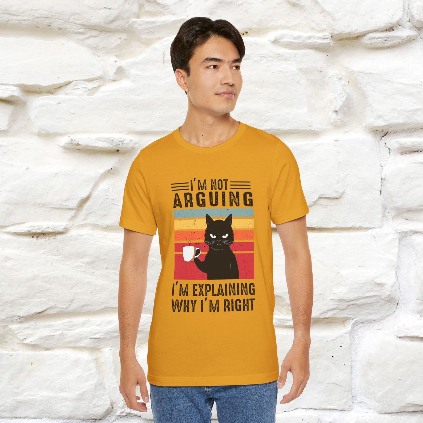 I’m Not Arguing, I’m Explaining Why I’m Right Cat T-Shirt  Nunu&Miao Studio - Nunu&Miao Studio