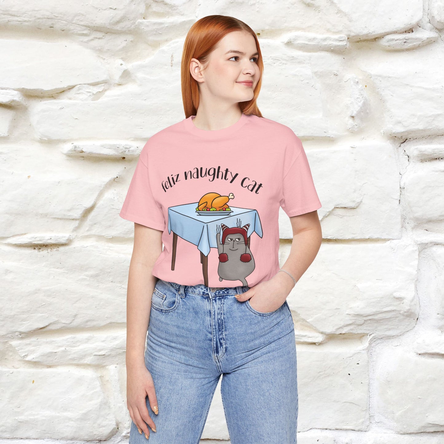 "Feliz Naughty Cat" |Funny Cat T-Shirt | Nunu&Miao Studio