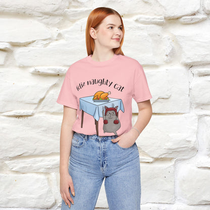 "Feliz Naughty Cat" |Funny Cat T-Shirt | Nunu&Miao Studio