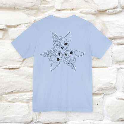"Trinity'' Cat T-Shirt Front and Back Design | Nunu&Miao Studio - Nunu&Miao Studio