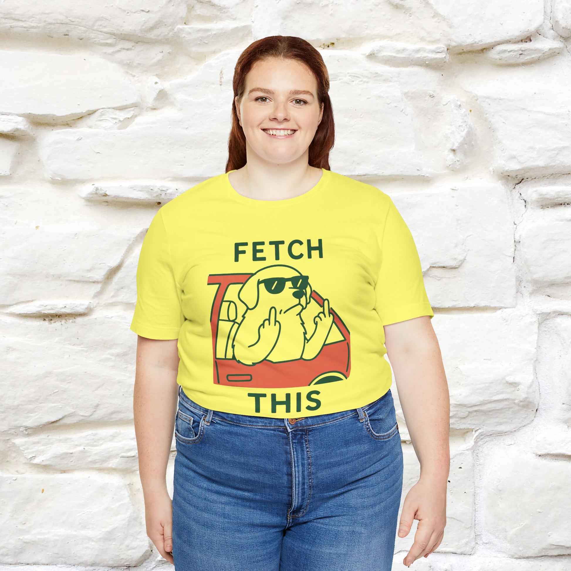 "Fetch This" Funny Dog T-shirt |Nunu&Miao Studio - Nunu&Miao Studio
