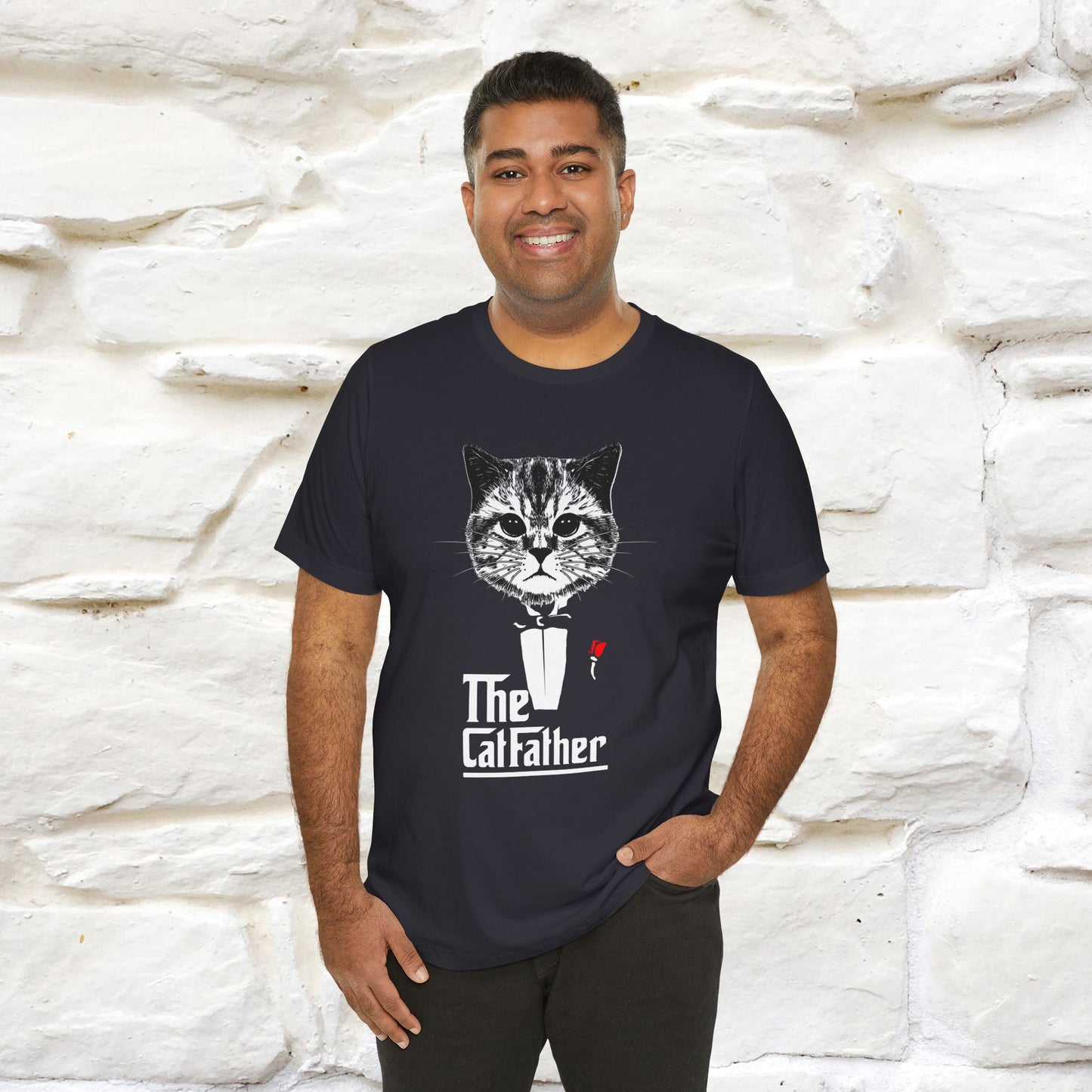 ''The Cat Father T-Shirt''| Iconic Cat Lover Tee | Nunu&Miao Studio - Nunu&Miao Studio