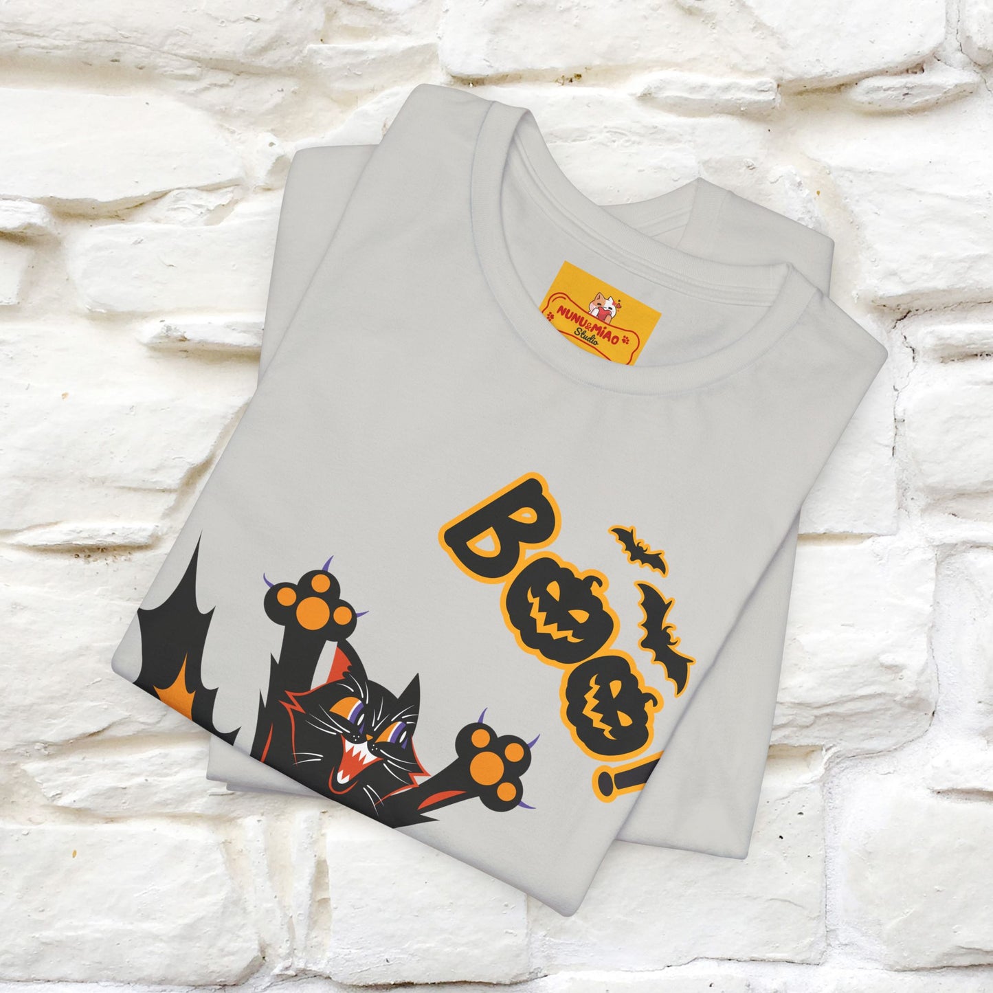 "Boo" Cat  T-shirt |Nunu&Miao Studio - Nunu&Miao Studio