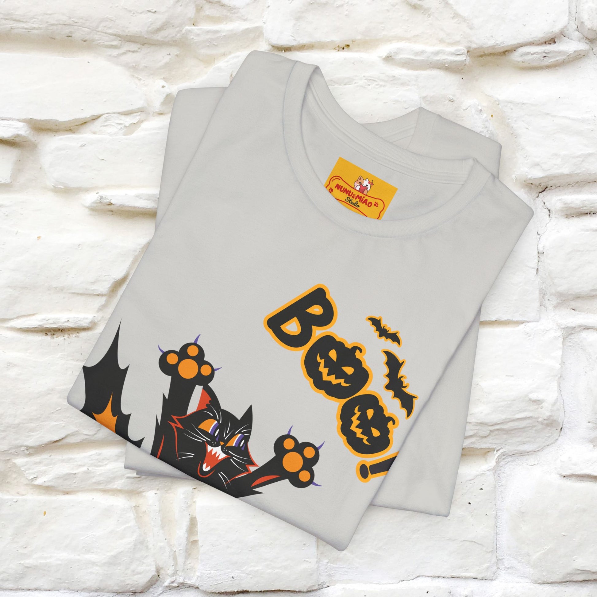 "Boo" Cat  T-shirt |Nunu&Miao Studio - Nunu&Miao Studio