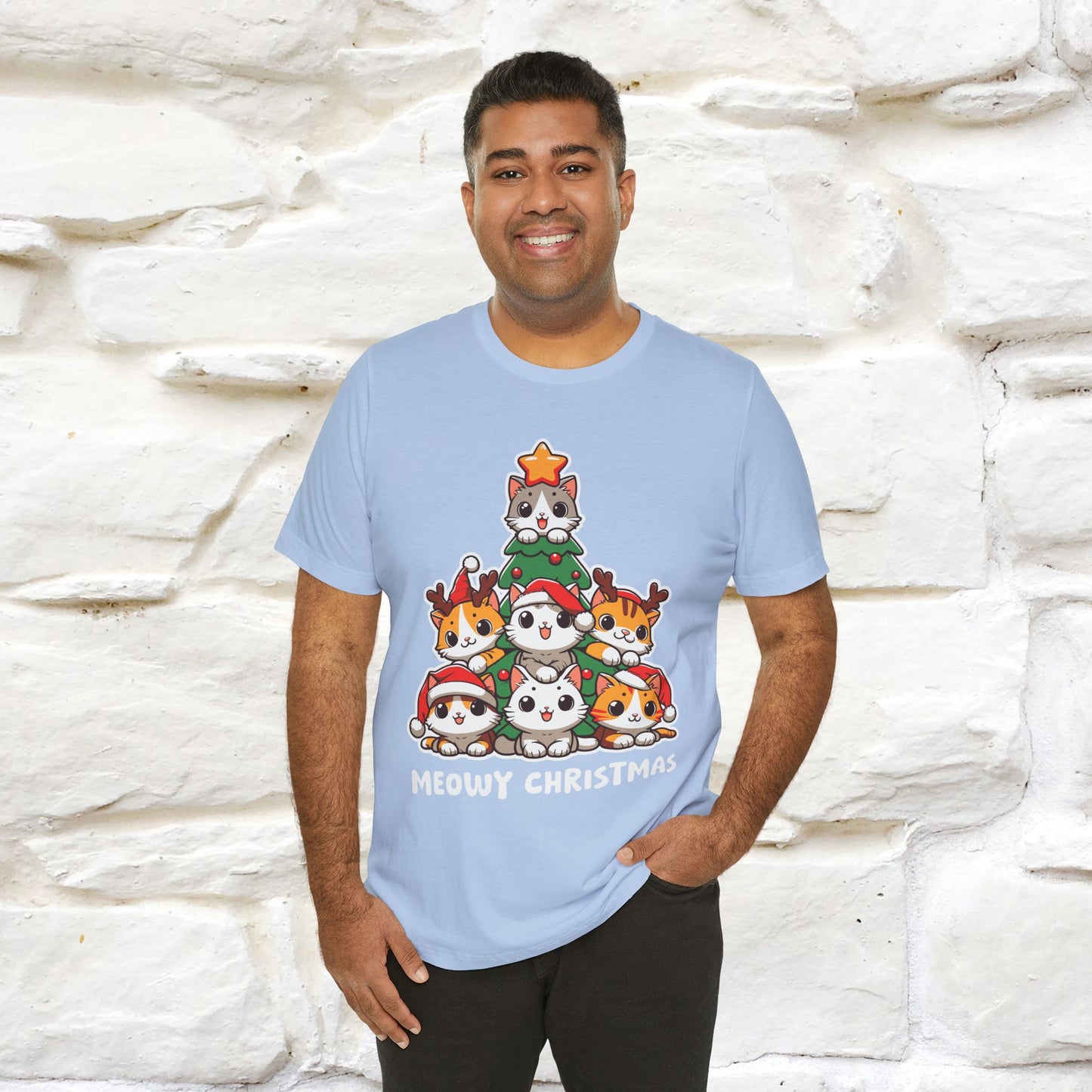 “Meowy Christmas” | Cat T-Shirt | Nunu&Miao Studio
