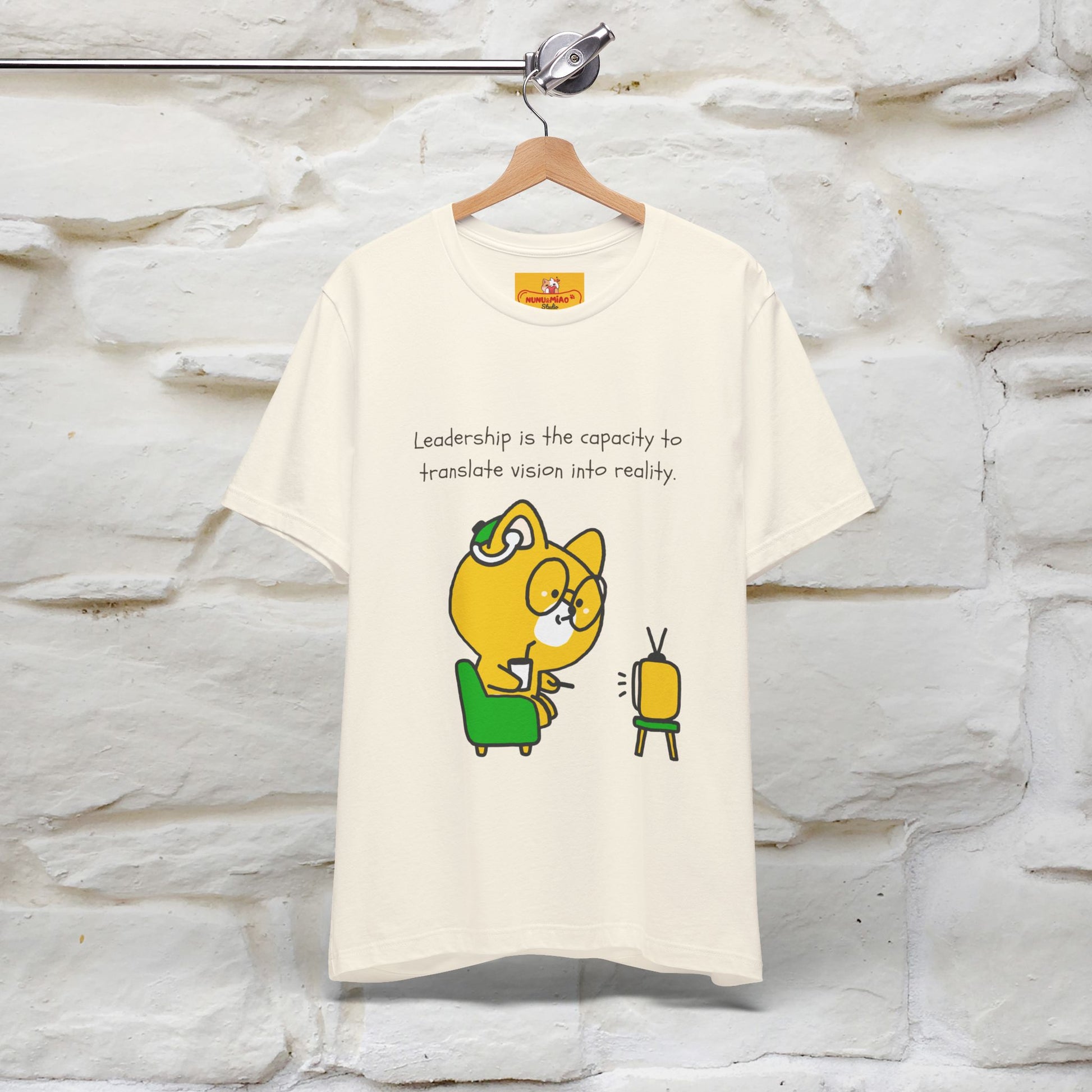 "Leadership Is the Capacity to Translate ..." Cat T-Shirt  | Nunu&Miao Studio - Nunu&Miao Studio