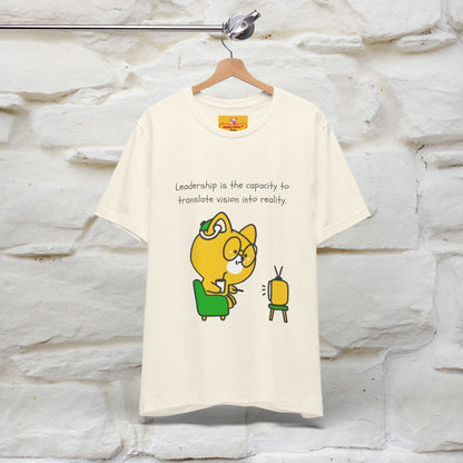 "Leadership Is the Capacity to Translate ..." Cat T-Shirt  | Nunu&Miao Studio - Nunu&Miao Studio