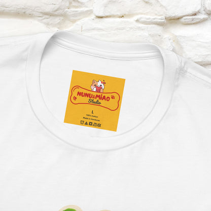 “Because Marriage is not right!" Funny Cat T-Shirt | Front & Back Design | Nunu&Miao Studio