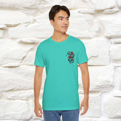 "The Rose and The Snake " Halloween T-shirt |Nunu&Miao Studio - Nunu&Miao Studio