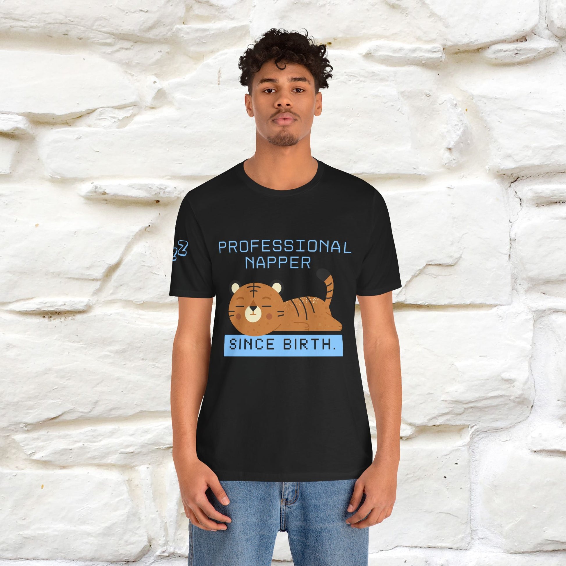 ''Professional napper since birth.''| CatT-Shirt | Nunu&Miao Studio - Nunu&Miao Studio