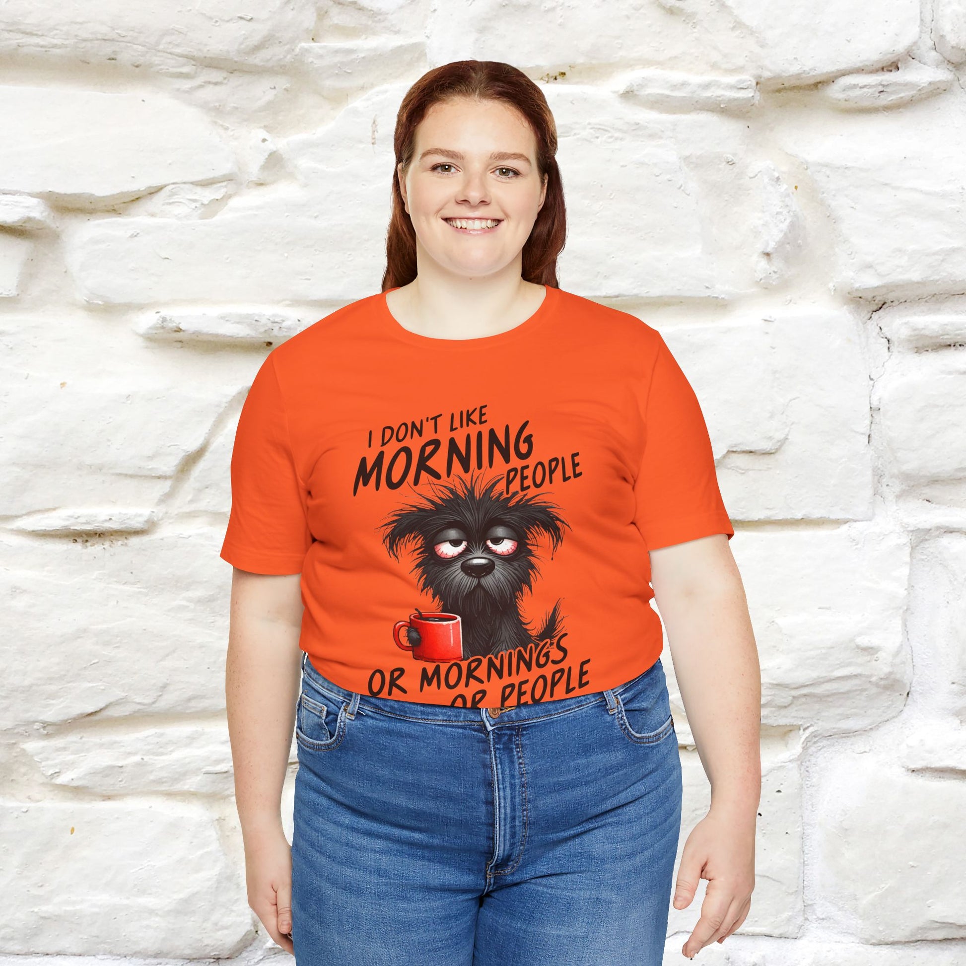"I Don't Like Morning People..." Funny T-shirt |Nunu&Miao Studio - Nunu&Miao Studio