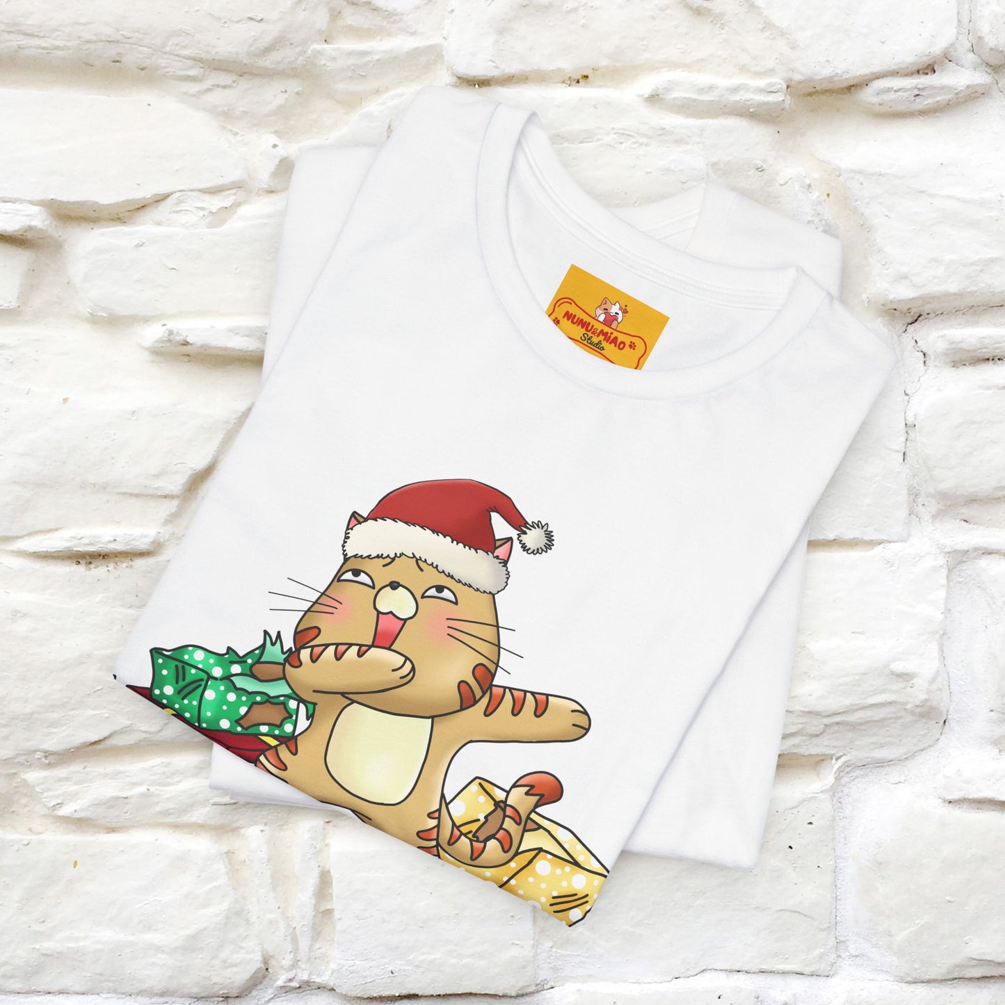 "Santa Claws" |Funny Cat T-Shirt | Nunu&Miao Studio