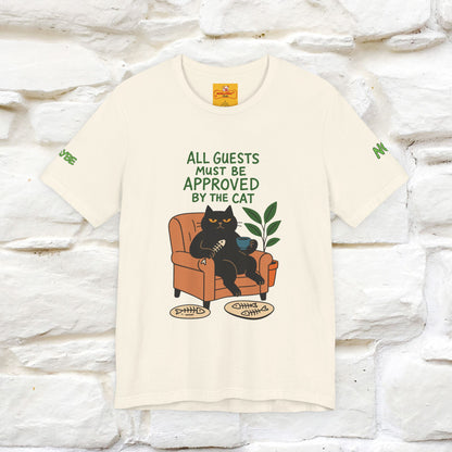 "All Guest Must Be Approved By The Cat - NO,MAYBE" Cat T-shirt |Nunu&Miao Studio