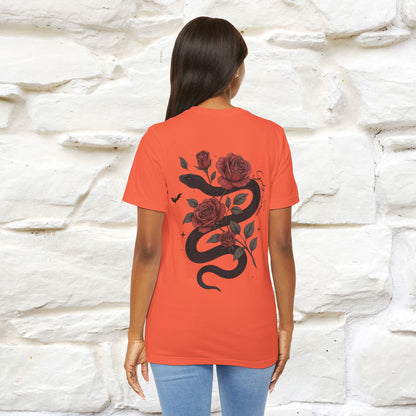 "The Rose and The Snake " Halloween T-shirt |Nunu&Miao Studio - Nunu&Miao Studio